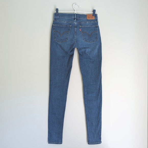 Levi's 710 Super Skinny Jeans Medium Blue Wash - Picture 7 of 13